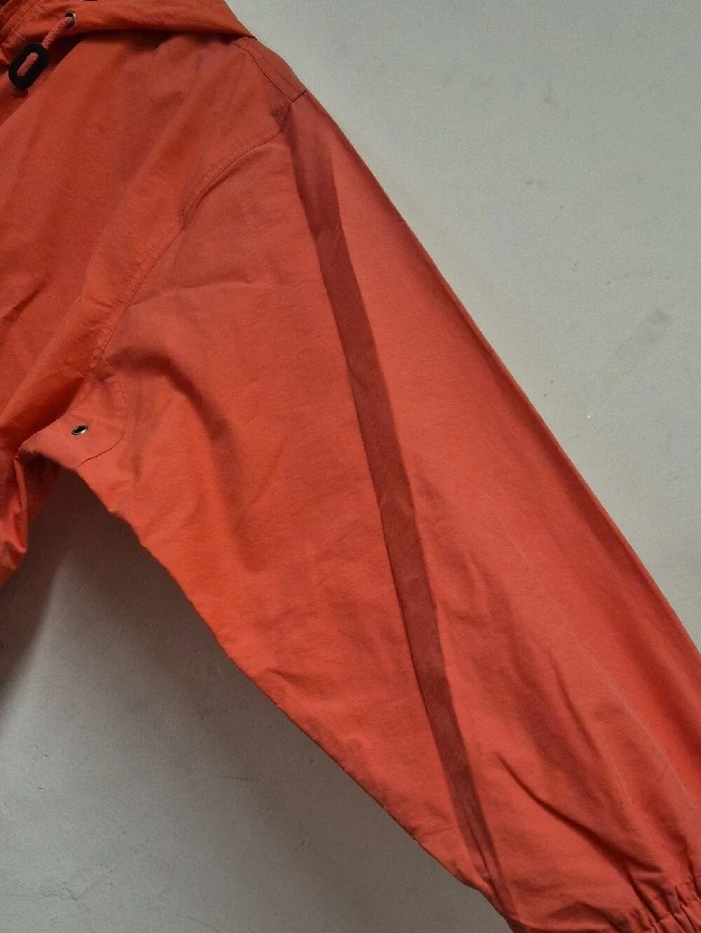 J. Crew Coral Hooded Windbreaker Jacket Size XL